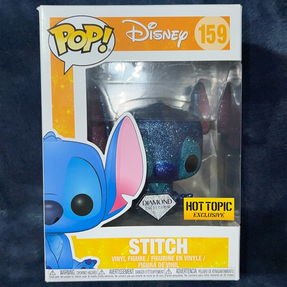 NWT Funko Disney Diamond Collection Lilo & Stitch Pop Hot Topic Exclusive - Picture 4 of 9
